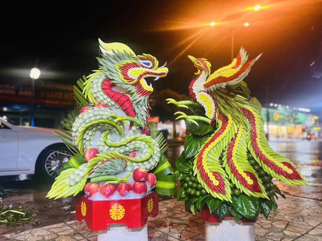 mâm quả cưới hỏi krong pac